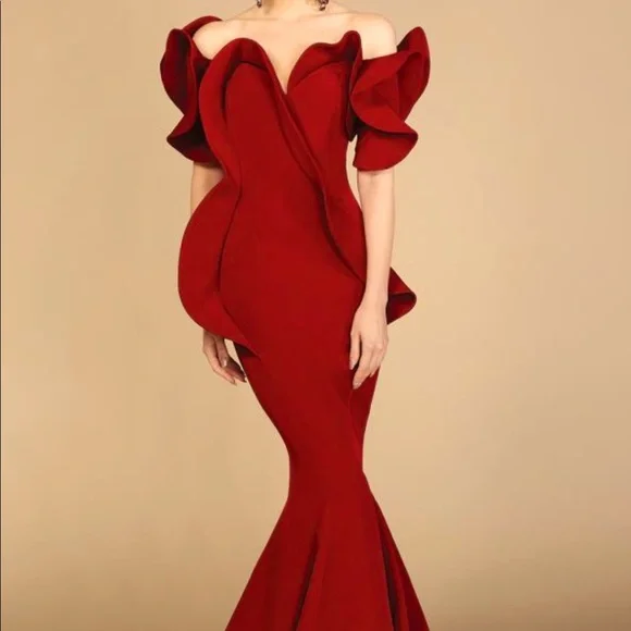 MNM Couture | Dresses | Fouad Sarkis Evening Dress | Poshmark